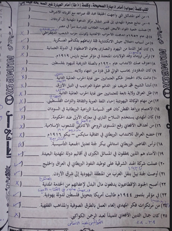 مراجعة نهائية التاريخ الثالث الثانوي منهاج السودان الجديد pdf