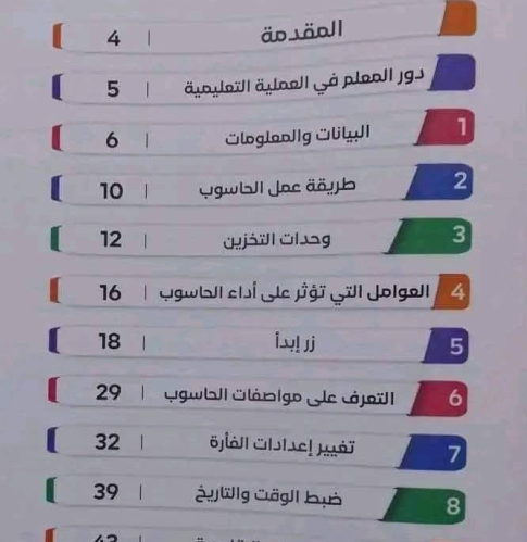 حل كتاب الحاسوب الرابع الابتدائي منهج ليبيا pdf كاملا