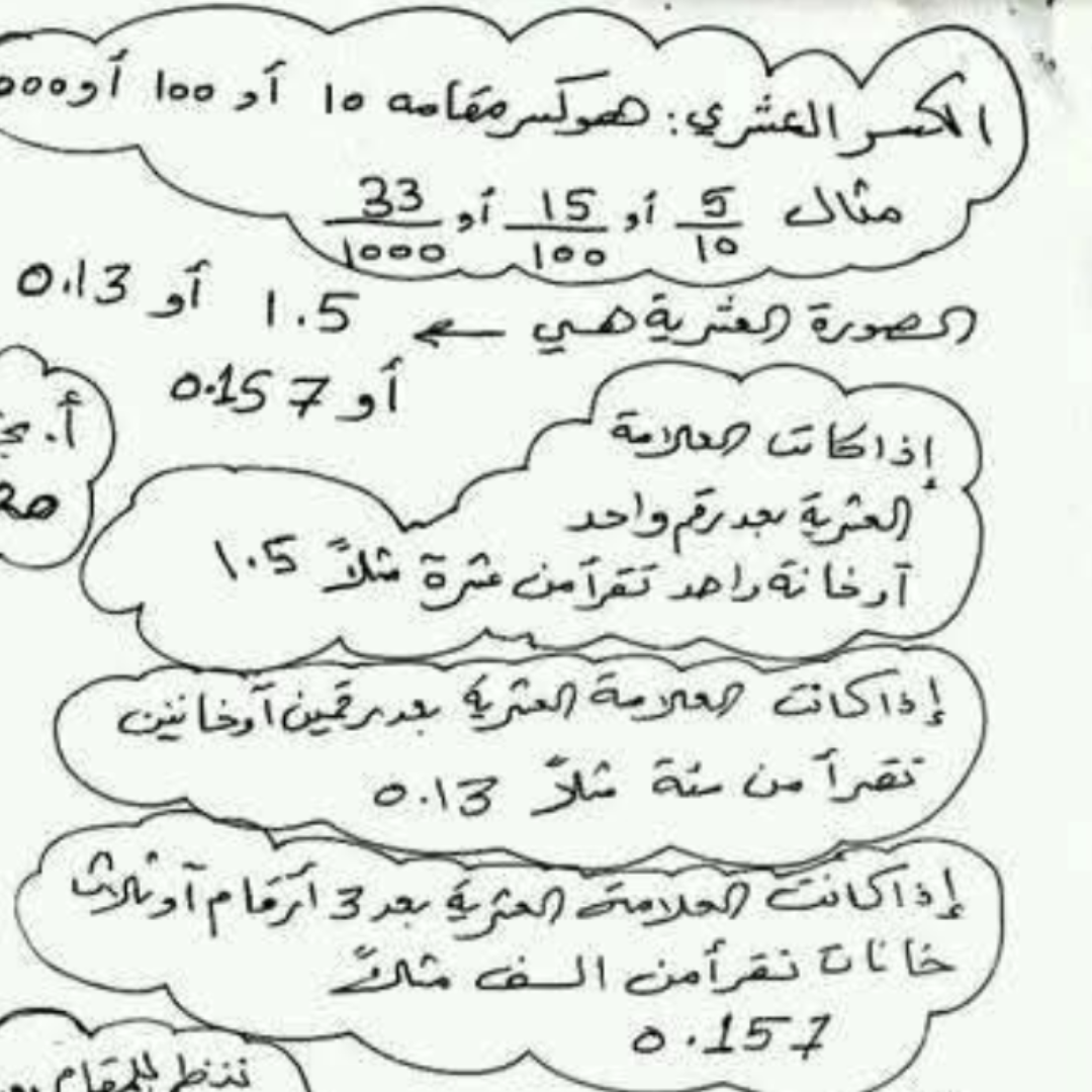 ملخص رياضيات الجزء الثاني الصف الرابع الابتدائي ليبيا pdf