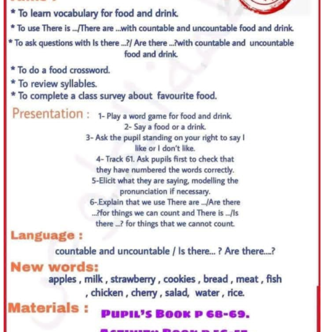 دفتر تحضير انجليزي الصف الخامس الجزء الثاني ليبيا